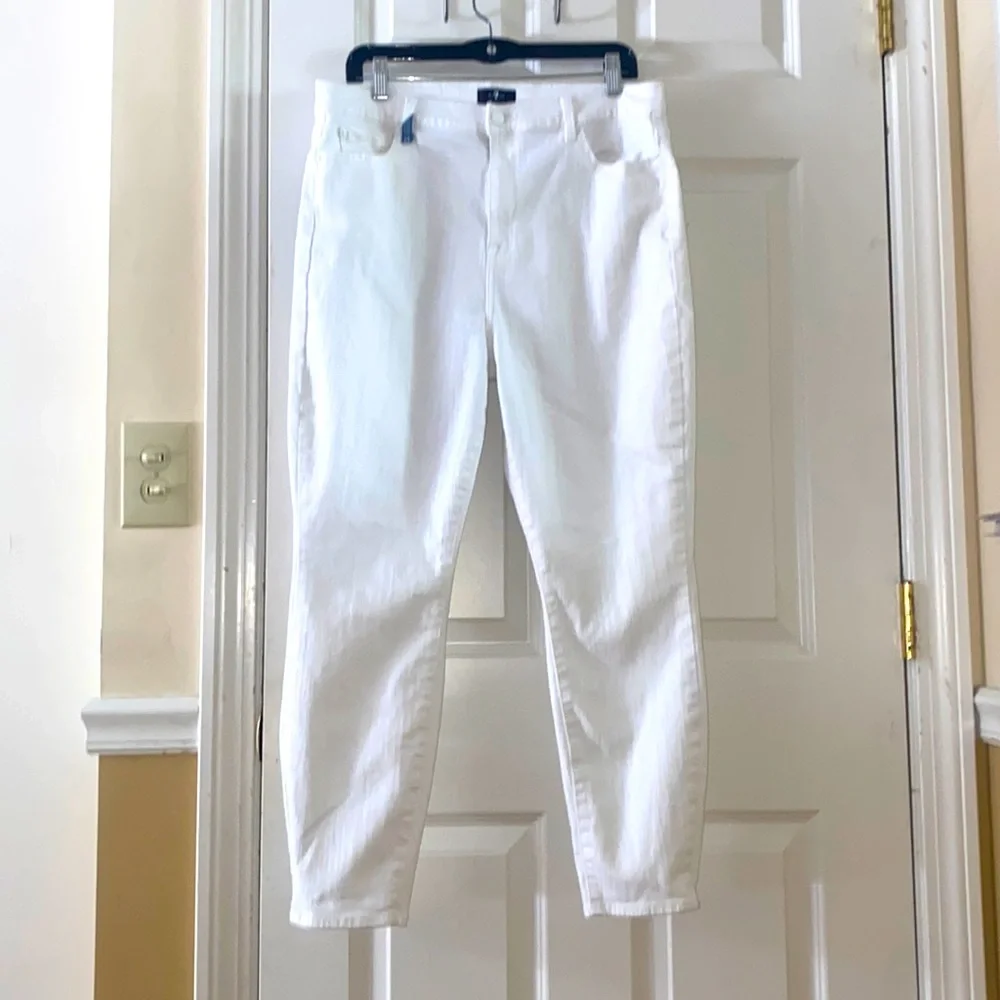 7 for all Mankind The High Waist Ankle Skinny Jeans - Picture 4 of 16